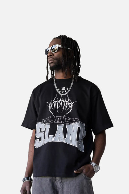 T-SHIRT BLACK ISLAND