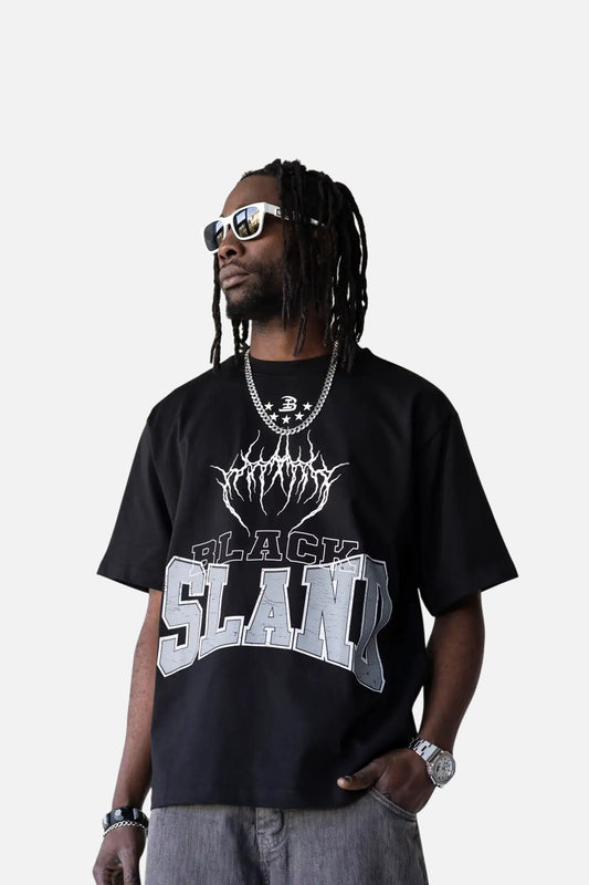 T-SHIRT BLACK ISLAND