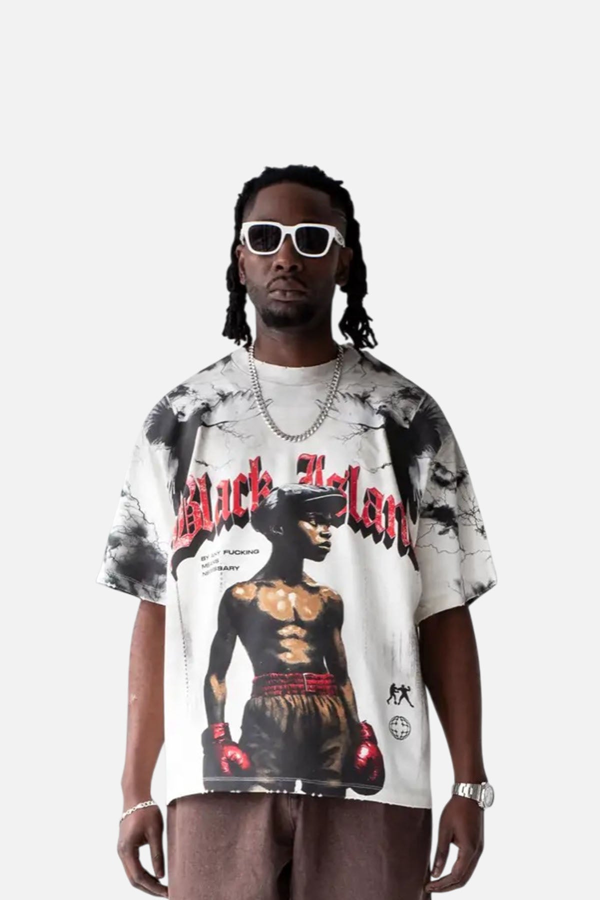 T-SHIRT BLACK ISLAND