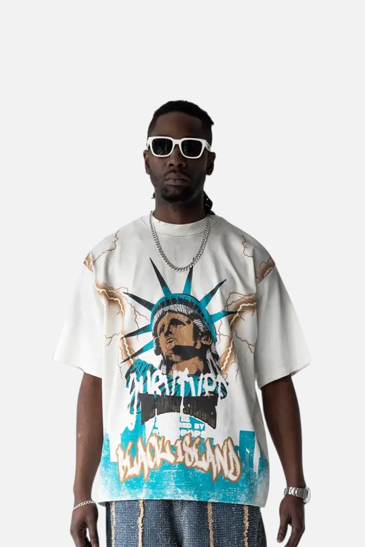T-SHIRT BLACK ISLAND