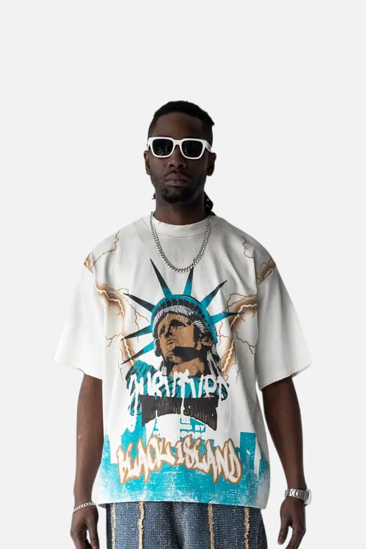T-SHIRT BLACK ISLAND