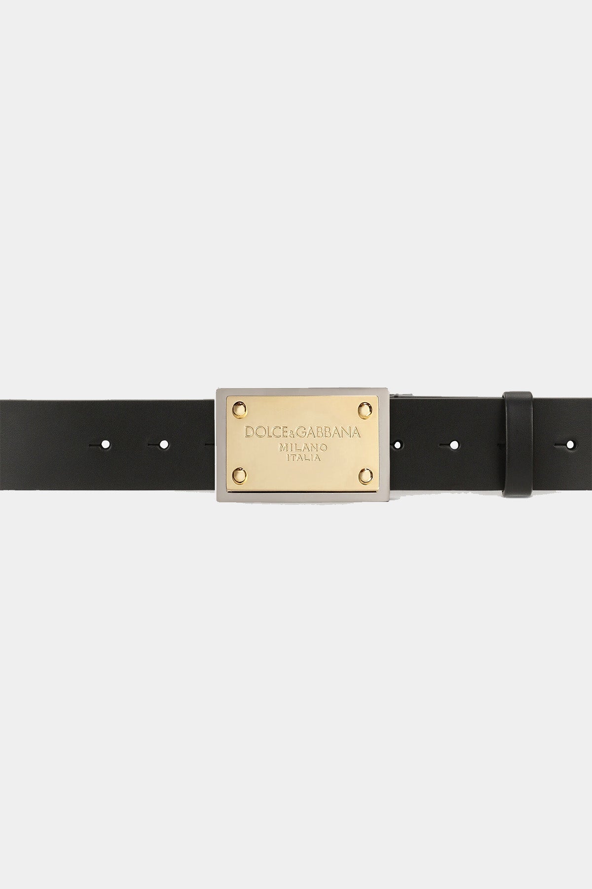 Cintura Dolce & Gabbana Pelle Nera - Design Uomo Taglie EU 75-110 - Foto 3